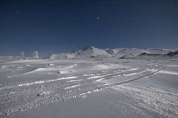 Image showing Road to the mountain