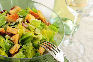 Image showing Caesar salad