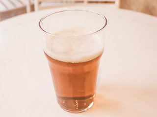 Image showing Retro looking Ale beer