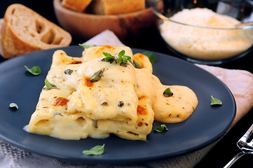 Image showing Cannelloni pasta