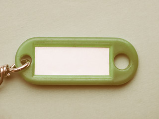 Image showing  Green keyring vintage