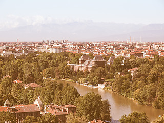 Image showing Turin view vintage