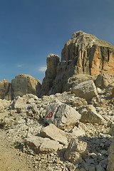 Image showing Dolomites mountain landscape