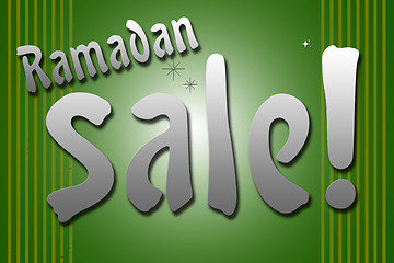 Image showing Ramadan Sale combine by sparkle star