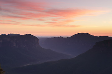 Image showing Spectacular views from Pulpit Rock Blackheath Blue Mountains