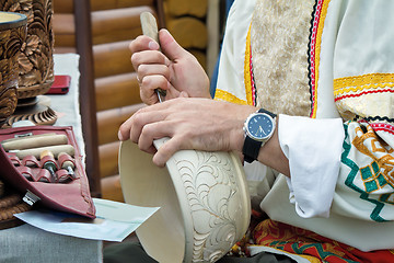 Image showing Woodcarving: the revival of crafts.
