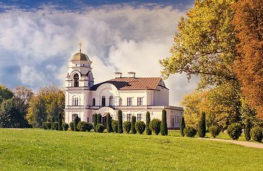 Image showing The bell tower of the Orthodox Church.