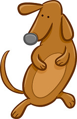 Image showing sausage dog cartoon