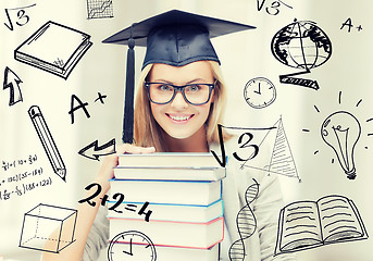 Image showing student in graduation cap