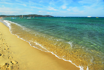 Image showing Mediterranean beach