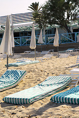 Image showing Pampelonne beach near St. Tropez