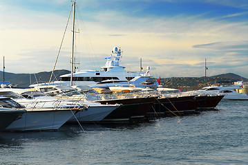 Image showing Boats at St.Tropez