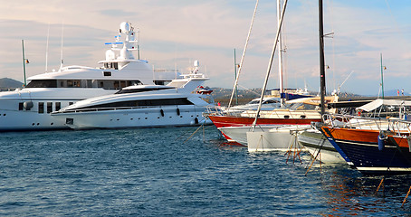 Image showing Boats at St.Tropez