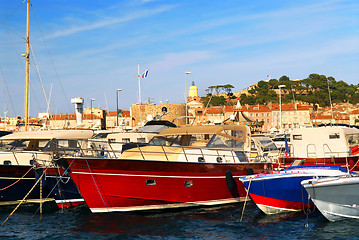 Image showing Boats at St.Tropez