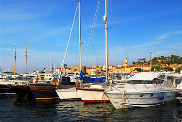 Image showing Boats at St.Tropez