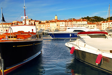 Image showing Boats at St.Tropez