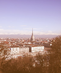 Image showing Turin view vintage