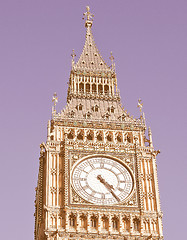 Image showing Big Ben vintage