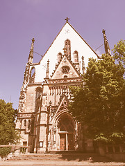 Image showing Thomaskirche Leipzig vintage