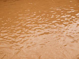 Image showing Retro looking Flood water
