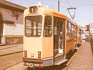 Image showing A tram vintage