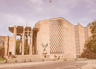 Image showing Coventry Cathedral vintage