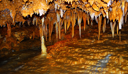 Image showing Cave rock formations