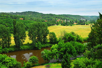 Image showing Dordogne river in France