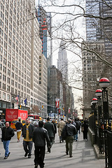 Image showing People in 42nd Street