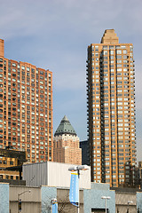 Image showing Apartment buildings in Manhattan