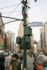 Image showing West 34th Street in Manhattan