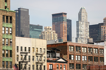 Image showing Residential cityscape of Manhattan