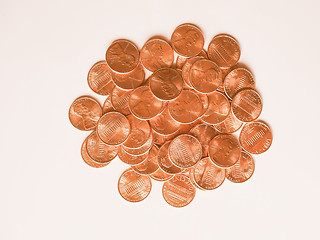 Image showing  Dollar coins 1 cent vintage