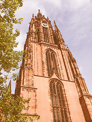 Image showing Frankfurt Cathedral vintage