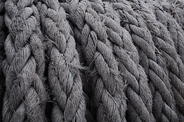 Image showing Ship ropes