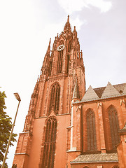 Image showing Frankfurt Cathedral vintage