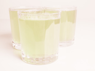 Image showing  Green apple juice vintage