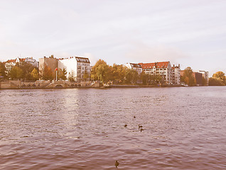 Image showing River Spree, Berlin vintage