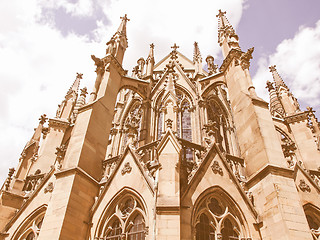 Image showing Johanneskirche Church, Stuttgart vintage