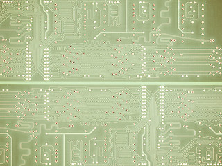 Image showing  Printed circuit background vintage