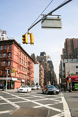 Image showing Cars driving in Manhattan