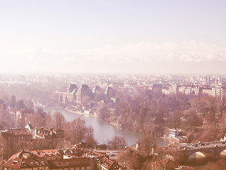 Image showing Turin view vintage