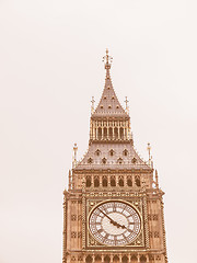 Image showing Big Ben vintage