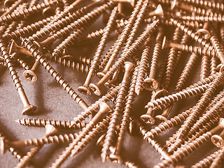 Image showing  Wood screw vintage