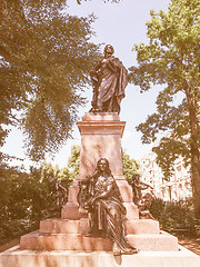Image showing Mendelssohn Denkmal Leipzig vintage