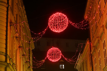 Image showing Advent decoration in city