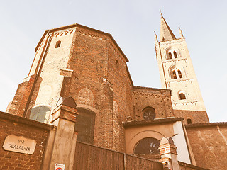 Image showing San Domenico church in Chieri vintage