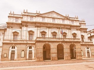 Image showing Teatro alla Scala, Milan vintage