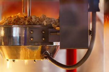 Image showing Popcorn making