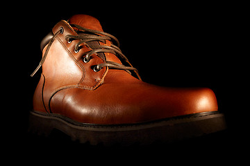 Image showing Winter brown shoes.